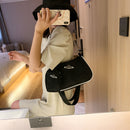 Fashion Women Shoulder Bag Solid Nylon Handbags Girls Street Casual Shoulder Bag