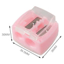 Portable Makeup Pencil Sharpener Double Single Holes Design with Cleaning S