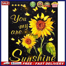 5D DIY Full Round Drill Diamond Paint Sunflower Mosaic Rhinestone Drawing Kit