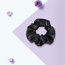 PU Leather Elastic Scrunchies Lady Hairband Rope Ponytail Holder Loop Headdre