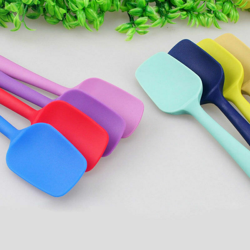 Heat Resistant Silicone Spoon Cake Pastry Spatula Bakeware Tool Dlwo U D1A6