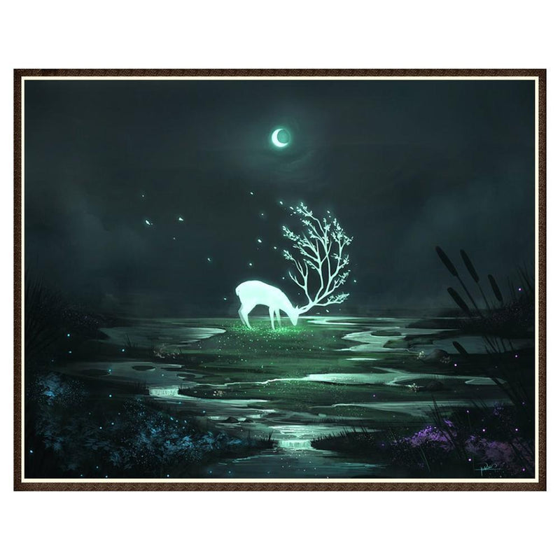 DIY Lighting Deer Full Drill 5D Diamond Painting Embroidery Cross Stitch