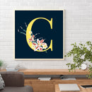 Full Round Drill Diamond Painting 5D Sunflower Letter C Poster Kit (A1418) Newly