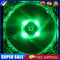LED Light CPU Cooling Fan Computer PC Clear Case Quad 12CM Heatsink Green