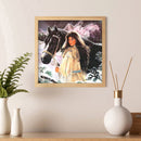 Full Embroidery Needlework Kit Cross Stitch Set 11CT 3 Beaches Winter Snow