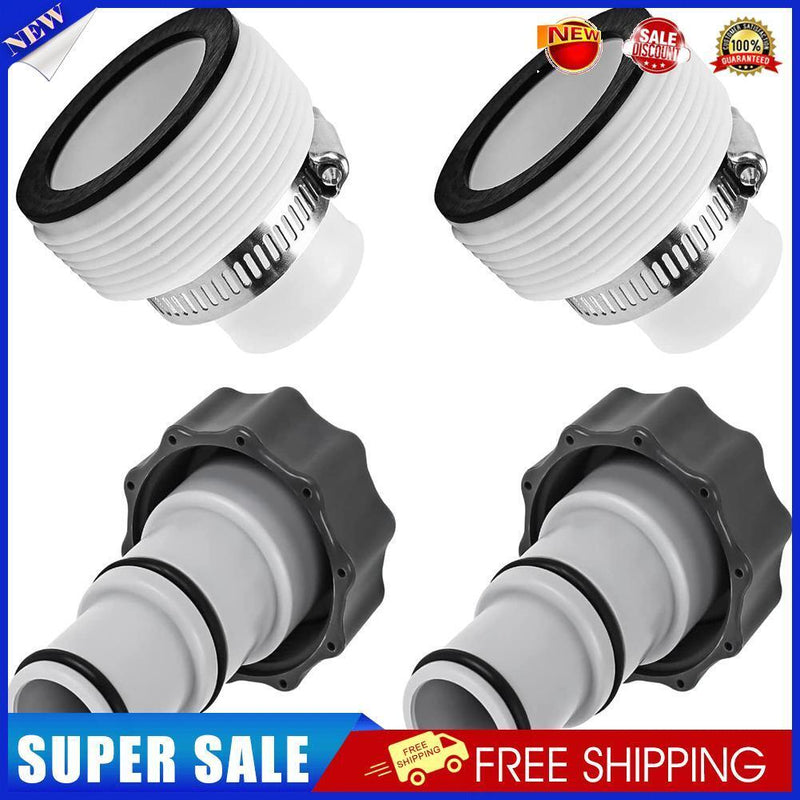 1.25 inch to 1.5 inch Fittings Hose Drain Plug Connector Adapter Collar Kit