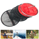 Aluminum Fishing Net Cage Foldable Floating Wire Fish Basket (30cmx2m) Newly