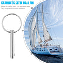 Stainless Steel Boat Quick Release Ball Pin Bimini Top Deck Hinge Hardware Newly