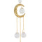 #A Wind Chime Crystal Ornament Diamond Pipa Moon Prism Windbell Pendant Jewelry