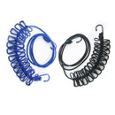 Rope Travel Camp Elastic Clothesline Drying Rack Hanger 12 Spring Clips