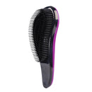 Hair Comb Detangle Hairbrush Massage Brush Curly Styling Tool (Purple)
