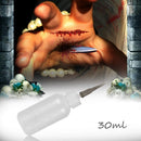 Applicator Paste Tattoo Henna Kit Body Art Pigment Bottle with 4 Nozzles