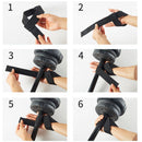 2pcs Anti-slip Hand Wrap with SBR Foam Pad Wrist Strap Support for Powerlif