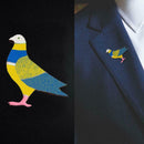 Peace dove in the colors of the Ukrainian flag as a For peace gift N1B6