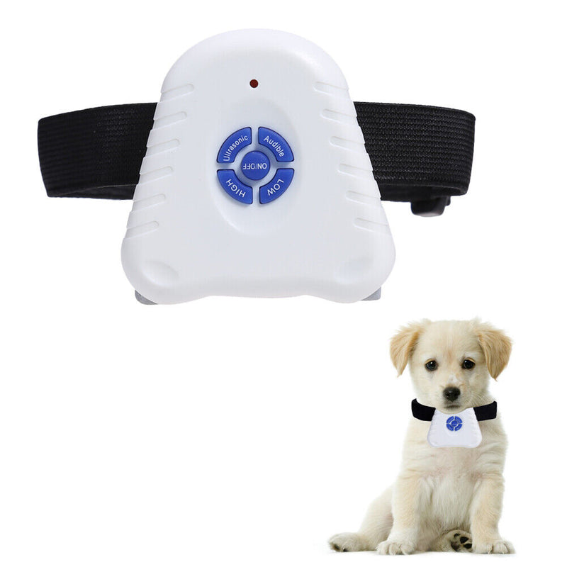 Ultrasonic Anti Barking Control Collar Adjustable Stretch Dog Training Newly