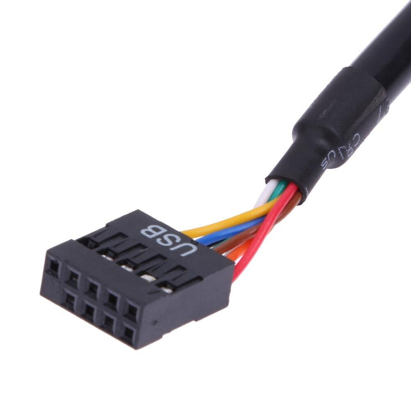 USB 3.0 20 Pin Male to USB 2.0 9 Pin Motherboard Female  Cable
