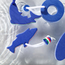 Boats Pool Parts Sailing Fishing Keyring Key Pendant Water Floating Keychain