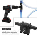 Small Electric Drill Drive Self Priming Pump Oil Fluid Transfer PumpT1Y2 X6R9