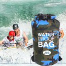 Outdoor Dry Bag Swimming Waterproof Sack for Boating Raft (20L Light Blue) Newly