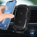Wireless Car Charger - Dual Coils Fast Charging Phone Stand for Car Accessories