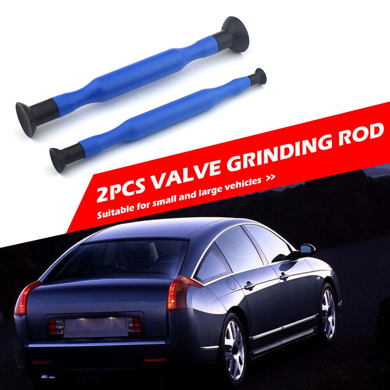 2pcs Double Ended Valve Lapping Stick w/ Suction Cup Valve Lapper Grinding Tools