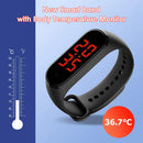 Smart Watch LED Time Display Body Temperature Measurement Thermometer Smartwatch