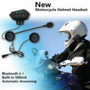 FM Radio Motorcycle Intercom BT-12 Wireless Bluetooth Headphone Helmet Headset