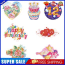 7pcs/lot DIY Diamond Painting Honeycomb Paper Fan Set Birthday Party Decor