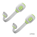 Plastic Safe Drawer Lock Green Anti-pinch Baby Protective Lock Catch (2pcs)