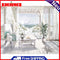 DIY Digital Picture Balcony Sea View Oil Painting By Numbers Acrylic Craft Kit