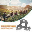Outdoor Multi Tool Quick Knot Rope Buckle Hex Wrench Stainless Steel EDC Gear