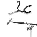 Stainless Steel Microphone Boompole Support Holder for C-Stand Microphone Stand