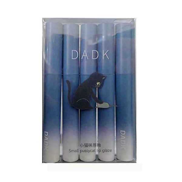 5 Colors Matte Long Lasting Waterproof Non-Stick Cup Glaze H7 S3 Lip A3O4