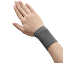 Elastic Wristband Summer Ice Silk Sport Cycling Wrist Brace (Grey 8cm) Newly