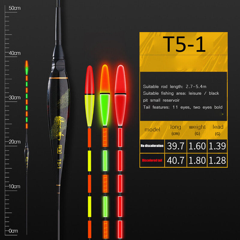 Luminous Fishing Stick Float Bobber Sea Lure Buoy Fishing Tackle (T5-01) Newly