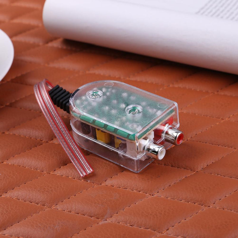 Car Stero Radio Speaker High To Low RCA Line Audio Impedance Converte  Newly