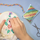 Sewing Knitting Tool Cross Stitch Bag Printed DIY Needle Mini Storage Pouch