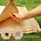 Outdoor Camping Fireproof Cloth Flame Retardant Mat (Glass Fiber 100x80cm)