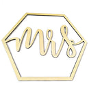 2pcs Wooden Chair Banner Sign Wedding Engagement Party Decoration (JM00456)