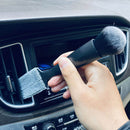 Lightweight Car Cleaning Brush Tool - Double Head Design with Coral Fleece Cover