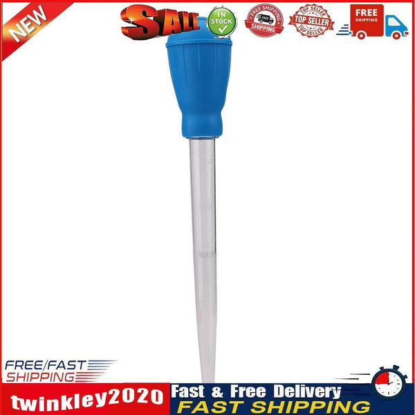 Manual Suction Pipe Pump Aquarium Fish Tank Siphon Cleaning Tools (Blue) Newly