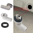 Fitting for with Rubber Ring AC Drain Hose Adapter Air Conditioner 0.6 Inch