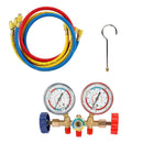 Manifold Gauge Set with Hose and Hook Air Conditioning Tools Car AC Gauge Set