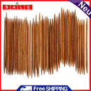 55pcs/Lot 1Sizes 5 13cm Double Wias Carbonized Bamboo Sweater Needle Knit