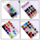 Design Elegant Faux Fur Removable Nail Pom Balls Soft Fluffy Detachable