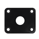 2pcs Guitar Output Jack Socket Square Plates for LP Guitar Bass (Black) Newly