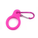 Outdoor Kettle Buckle Hook Camp Water Bottle Holder Carabiner (Rose Red)