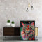 Hand Painted on Canvas DIY Red Cat Oil Paint By Numbers Drawing Kit Ornaments