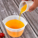 6pcs Silicone Non-Slip Crafting and Craft Tool Measuring Mug Set