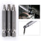 3pcs 50mm 1/4 Inch Metal Magnetic Square Head Screwdriver Bits Hand Tools